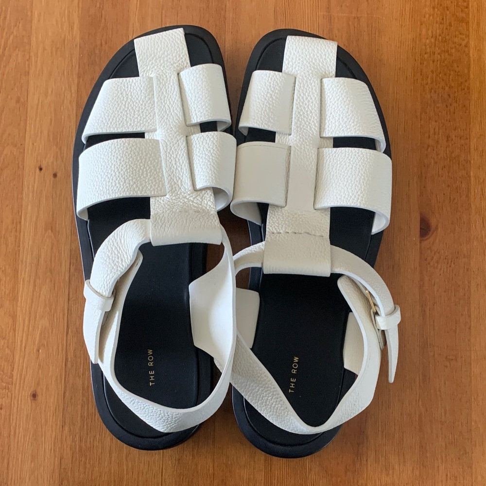 The Row Cream Fisherman Sandal - New, Never Worn